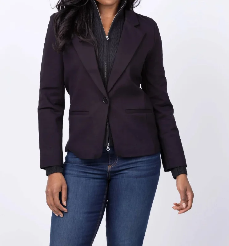 Arlo Ponte Fairisle Track Bomber Jacket In Black Women's best value jackets