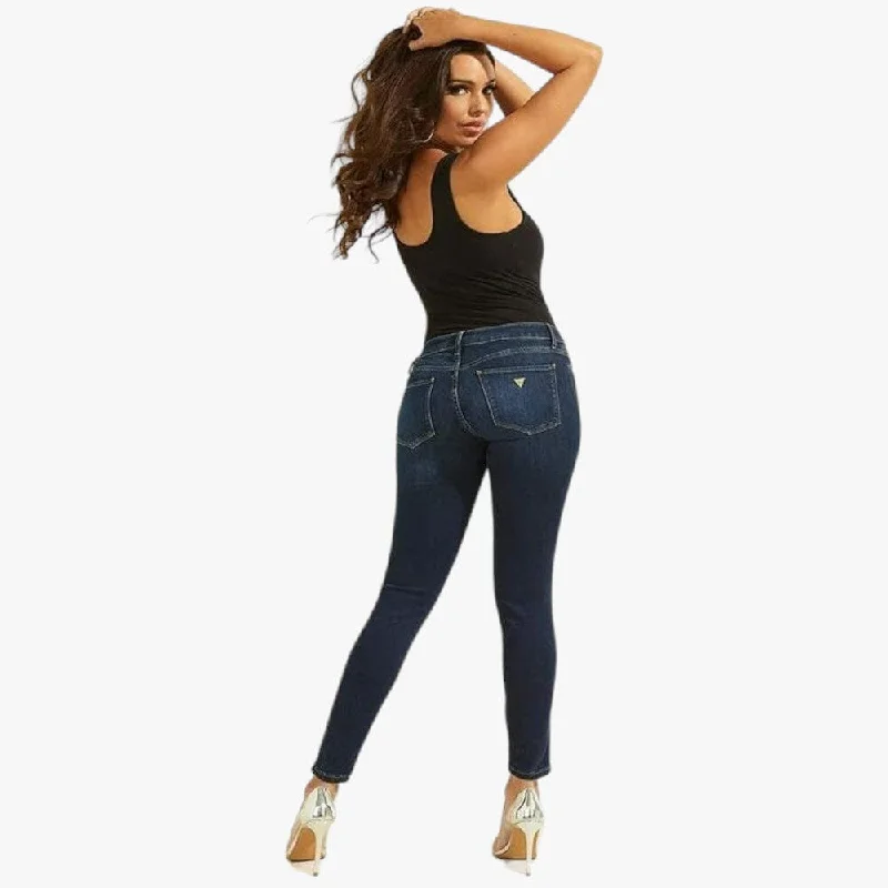 Guess Womens Sexy Curve Cumberland Jeans Dark Wash