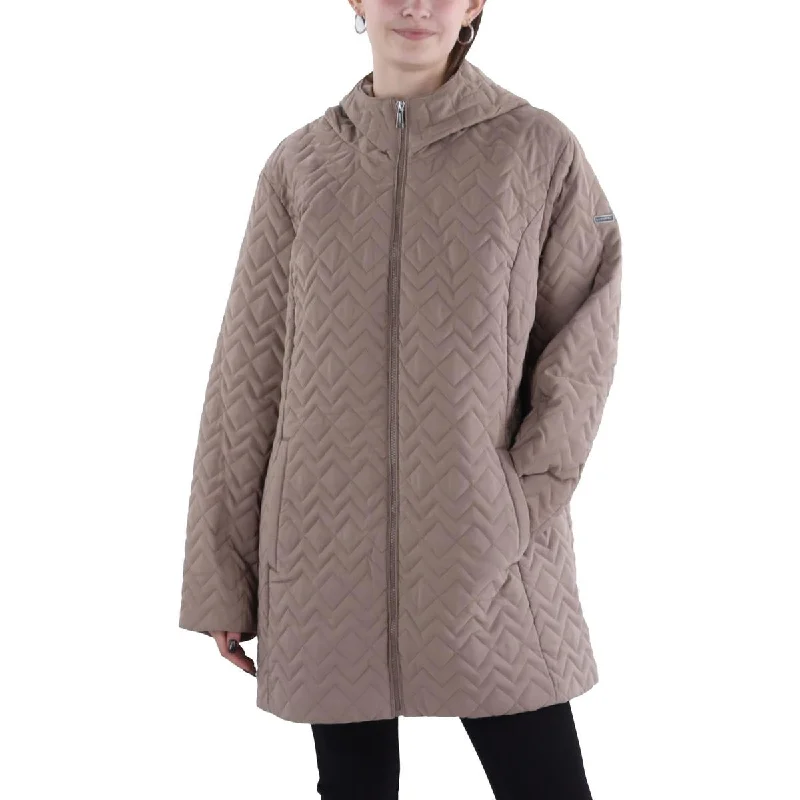 Womens Lightweight Hooded Quilted Coat Women's spring jackets