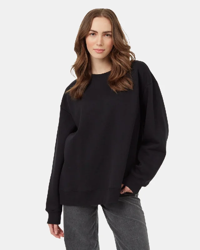 TreeFleece Oversized Crew Hooded Sweatshirt for Women