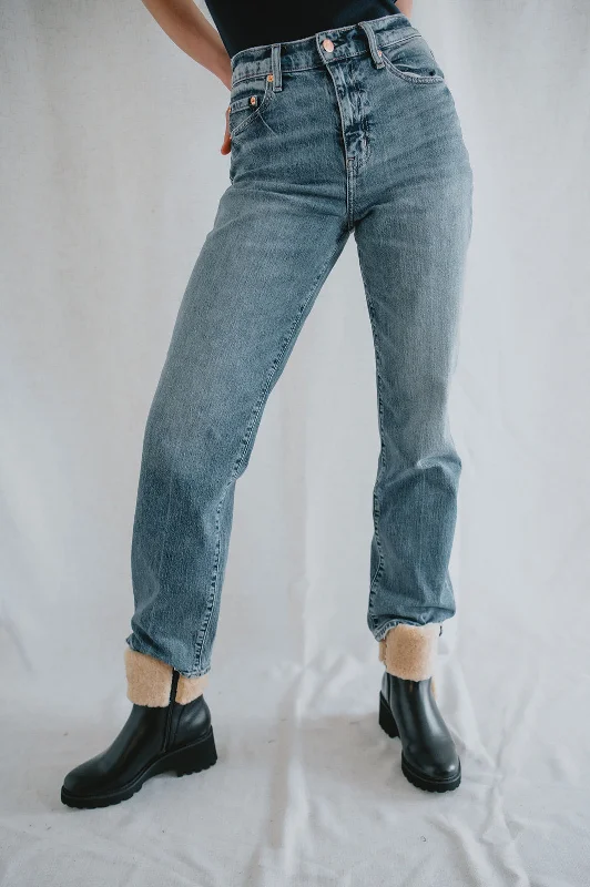 The Sundaze High Rise Vintage Straight Denim by Daze Denim - Brooklyn