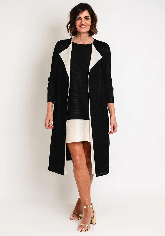 Thanny Pleated Waterfall Jacket, Black Women's Zara jackets