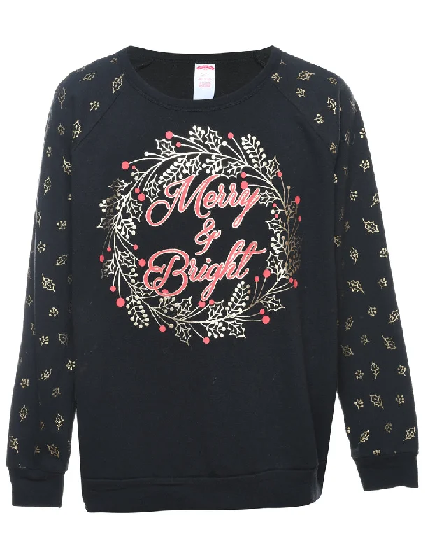Black Christmas Sweatshirt - XL