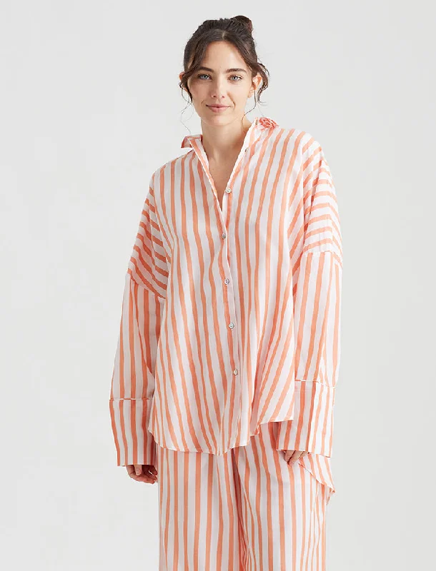 Amelie Oversized Shirt Warm pajama sets