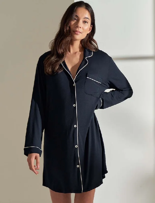 Kate Modal Soft Nightshirt Velvet pajama sets