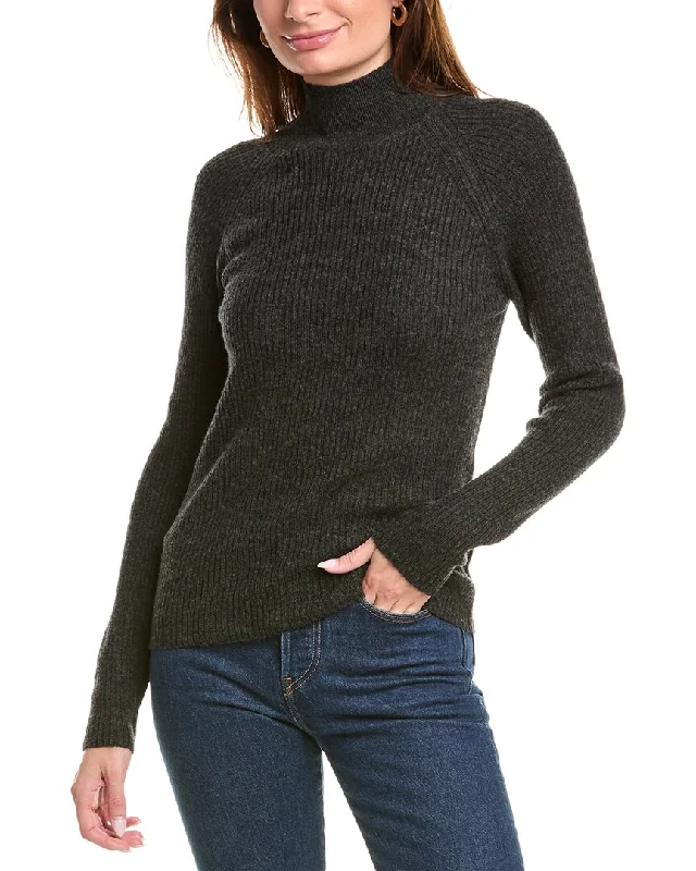 Brodie Cashmere Wool & Cashmere-Blend Skinny Mock Neck Jumper Men's wool sweaters discount