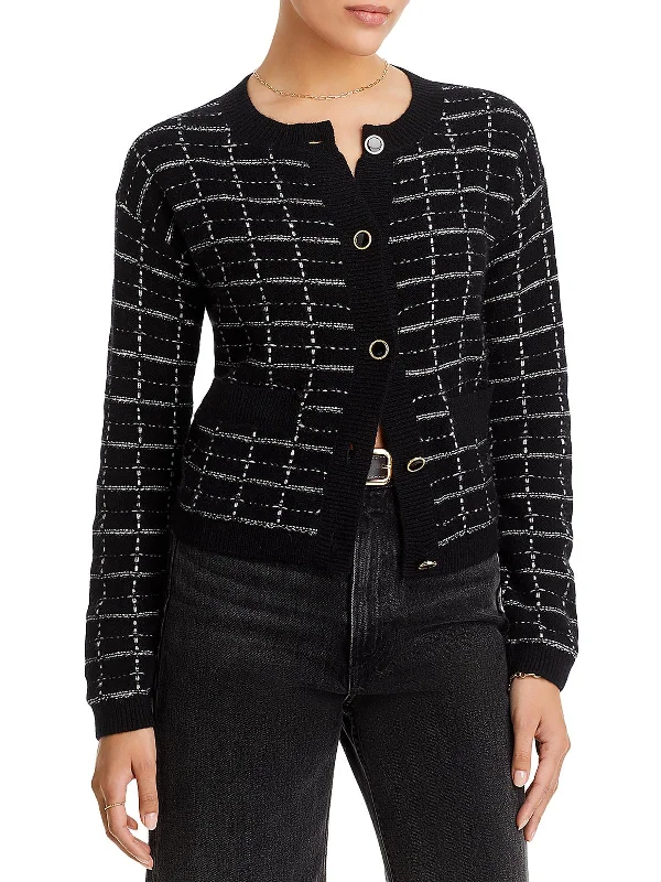 Womens Cashmere Button-Down Cardigan Sweater Adidas sweaters