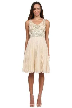 Sue Wong Dress With Pleated Skirt Cocktail Dress Boohoo party dresses