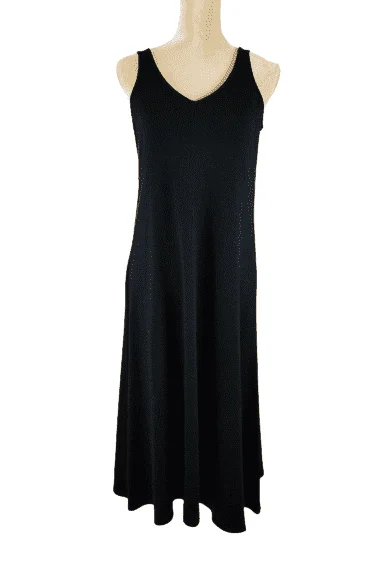 Eileen Fisher women's black long dress size XS Boohoo maxi dresses