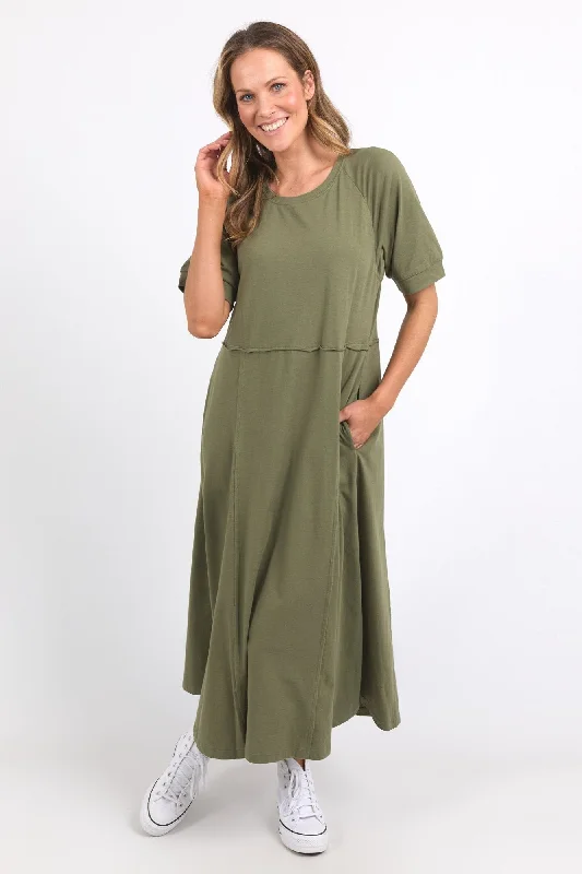 Elm York Midi Dress Clover Luxury midi dresses