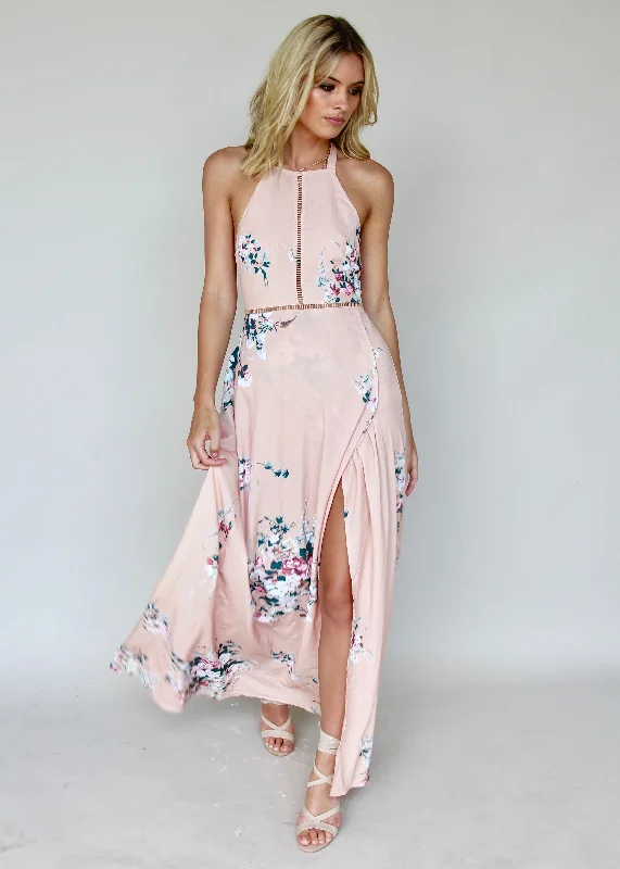 Heart Of Glass Maxi Dress - Nude Garden Summer party maxi dresses