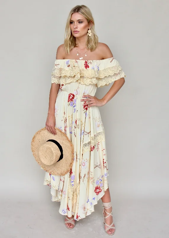 Positano Off Shoulder Maxi - Lilyrose Halter maxi dresses