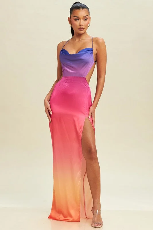 Ride Off Into The Sunset Ombre Maxi Dress New Year's Eve maxi dresses