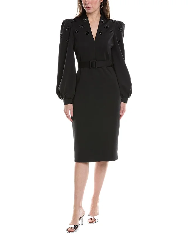 Badgley Mischka Brooch Coatdress Engagement unclassified dresses