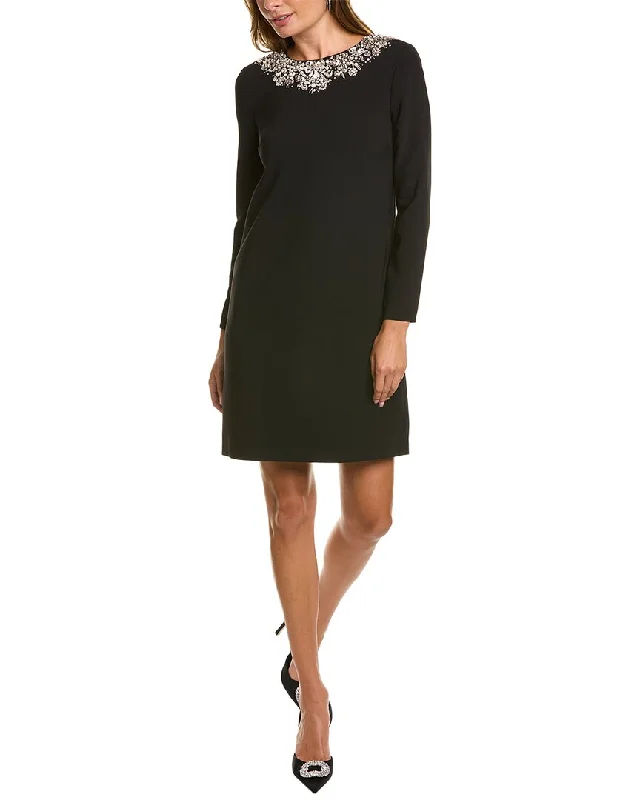 Carolina Herrera Embellished Shift Dress Stretchy unclassified dresses