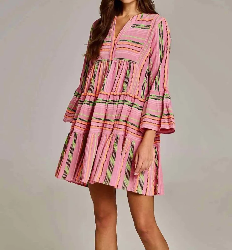 Ella Dress In Pink/orange Everyday wear unclassified dresses