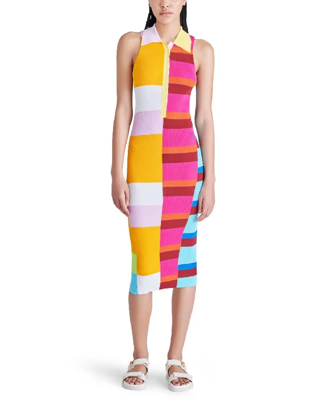 Evelyn Dress In Bright Multi Beach unclassified dresses