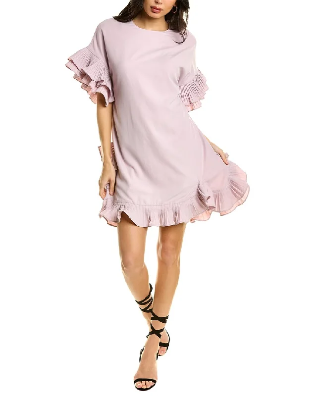 Gracia Ruffle Sleeve Dress Smocked unclassified dresses