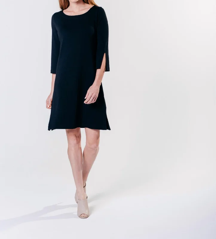 Isabel Dress in Black Silk unclassified dresses