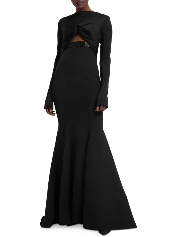 Lucy Womens Beaded Cut-Out Evening Dress Best-selling unclassified dresses