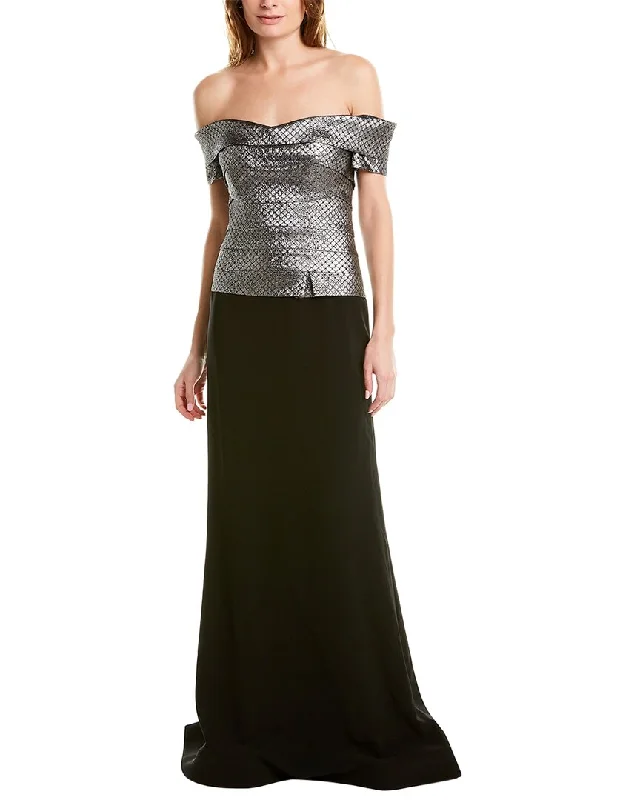 Rene Ruiz Tiered Gown Dark color unclassified dresses