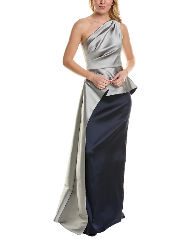 Teri Jon by Rickie Freeman One-Shoulder Gown Formal unclassified dresses