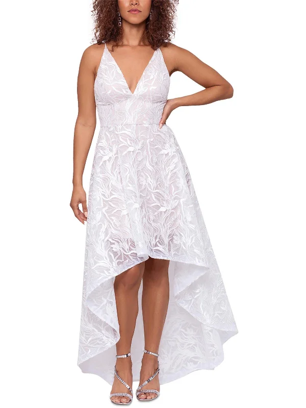 Womens Mesh Soutache Evening Dress Plus size unclassified dresses