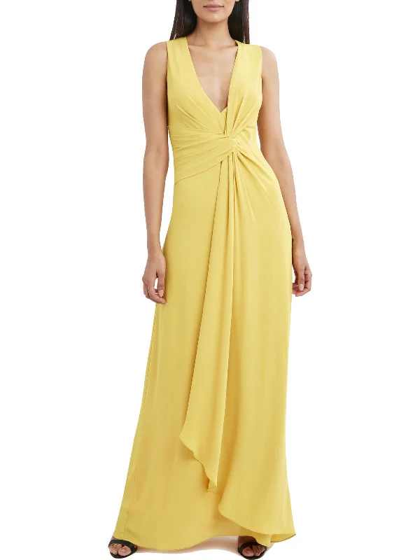 Womens Plunging Sleeveless Evening Dress Discounted unclassified dresses