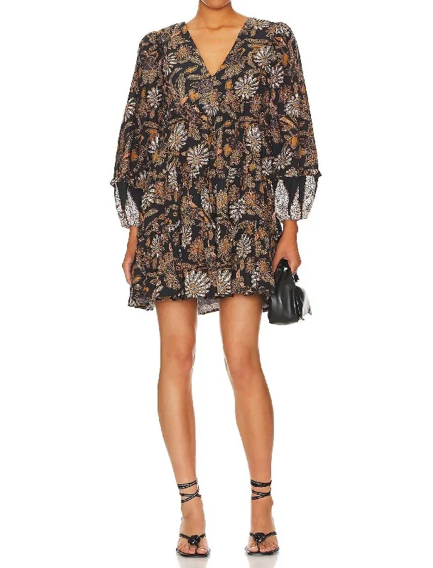 Tilda Mini Dress In Magnolia Front Pocket Mini Skirt