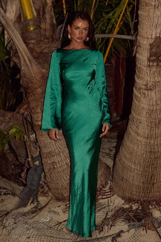 XARIA MAXI DRESS - EMERALD Soft Maxi Dress